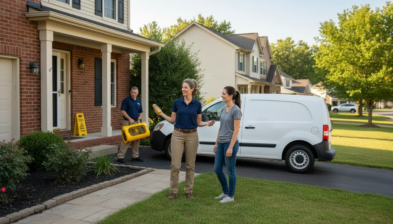 Residential water damage restoration in Ballantine, MT